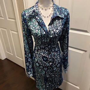 Victoria Secret womens size large dress satin sleep shirt top